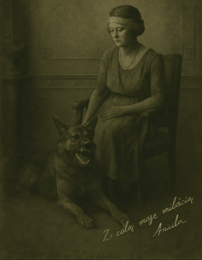Old photo of the woman